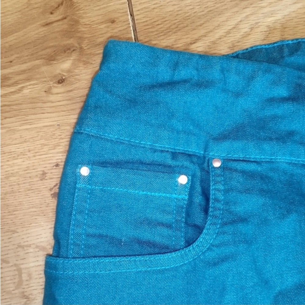 *Copy* EUC Blair jeans straight pull-on dyed blue jeans size 2X - Picture 4 of 5